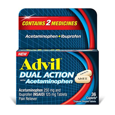 Advil Dual Action Pain Reliever Caplets