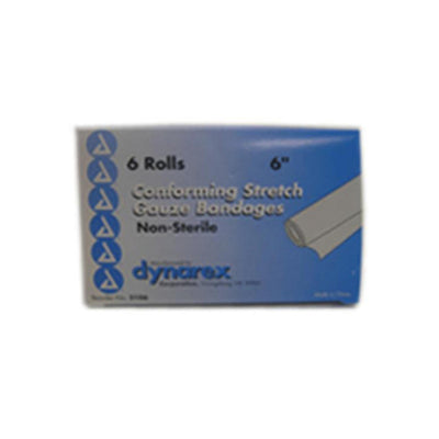 Dynarex® Gauze Conform Non-Sterile – 6" x 4.1 Yards
