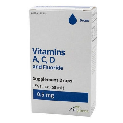 Taro Vitamins A/C/D and Fluoride Supplement, 50 mL