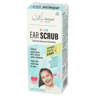 Wally's Natural Kids Ear Scrub With Sponge Kit