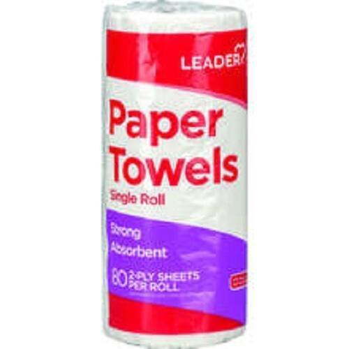 Essuie-tout Leader Strong, rouleau unique, 80 feuilles 2 plis