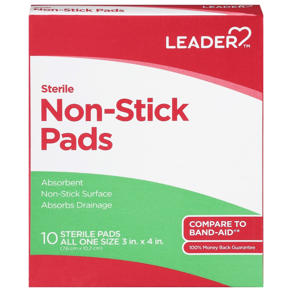 Compresas Estériles No Adhesivas Leader para Protección Suave de Heridas