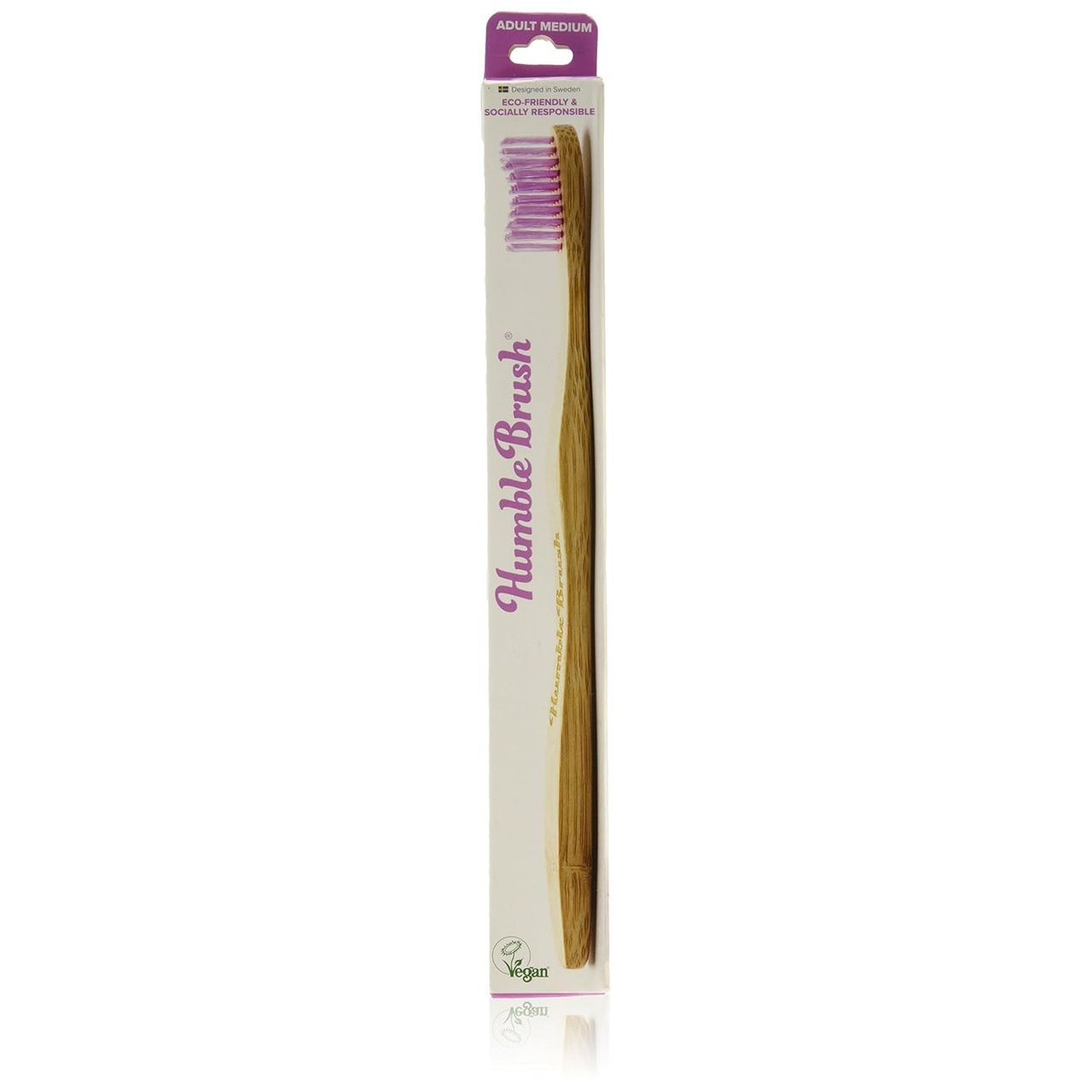 Humble Brush® – Cepillo de dientes de bambú mediano para adultos