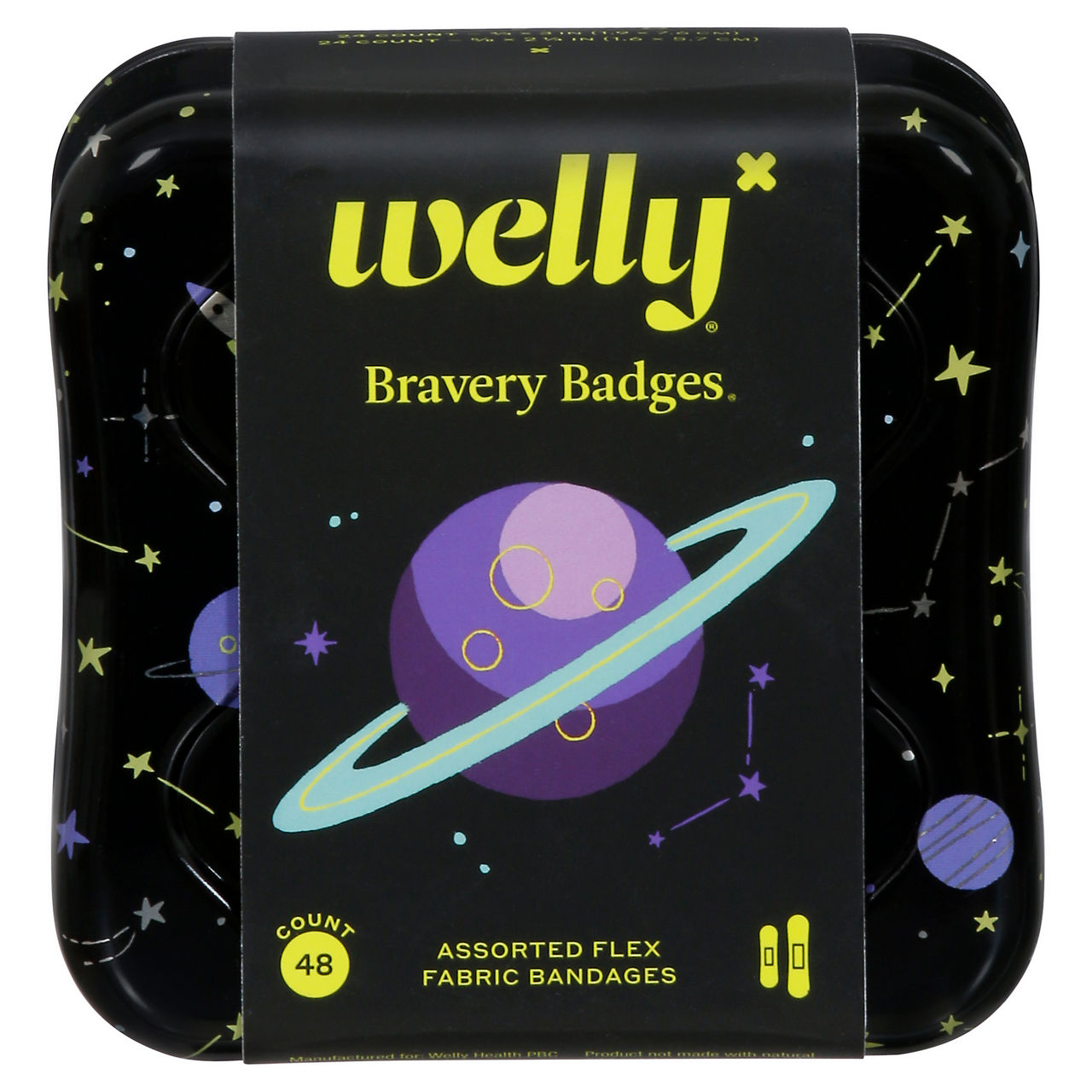 Bandages en tissu Flex Welly - Assortiment de 48 pièces