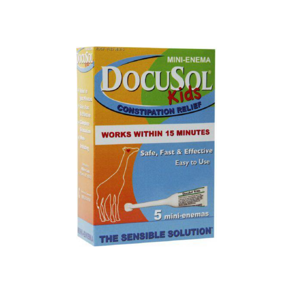 DocuSol Kids Mini Enema para Alivio Suave