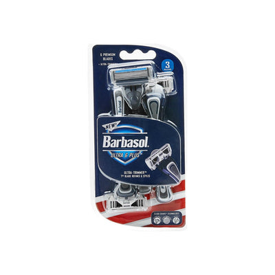 Barbasol Ultra 3 Premium Disposable Razors – 4 Count