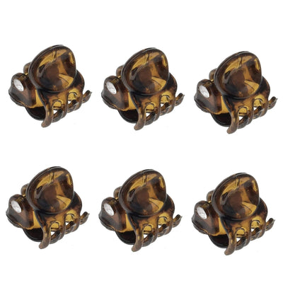 Camila Paris AD115/6 Tortoise Shell Hair Clips Set of 6
