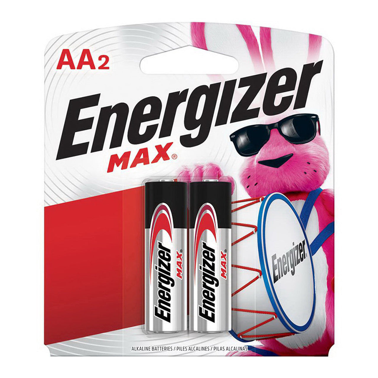 Piles alcalines AA Energizer MAX - Pack de 2