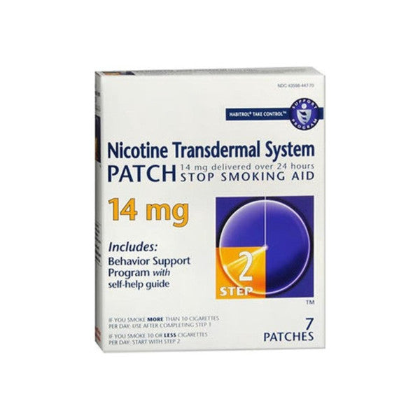 Parches Transdérmicos de Nicotina Habitrol, 14 Mg, Paso 2