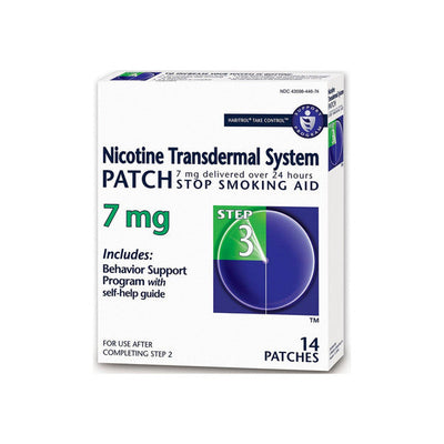 Nicotine Transdermal System Patch 7mg/24hr - Step 3