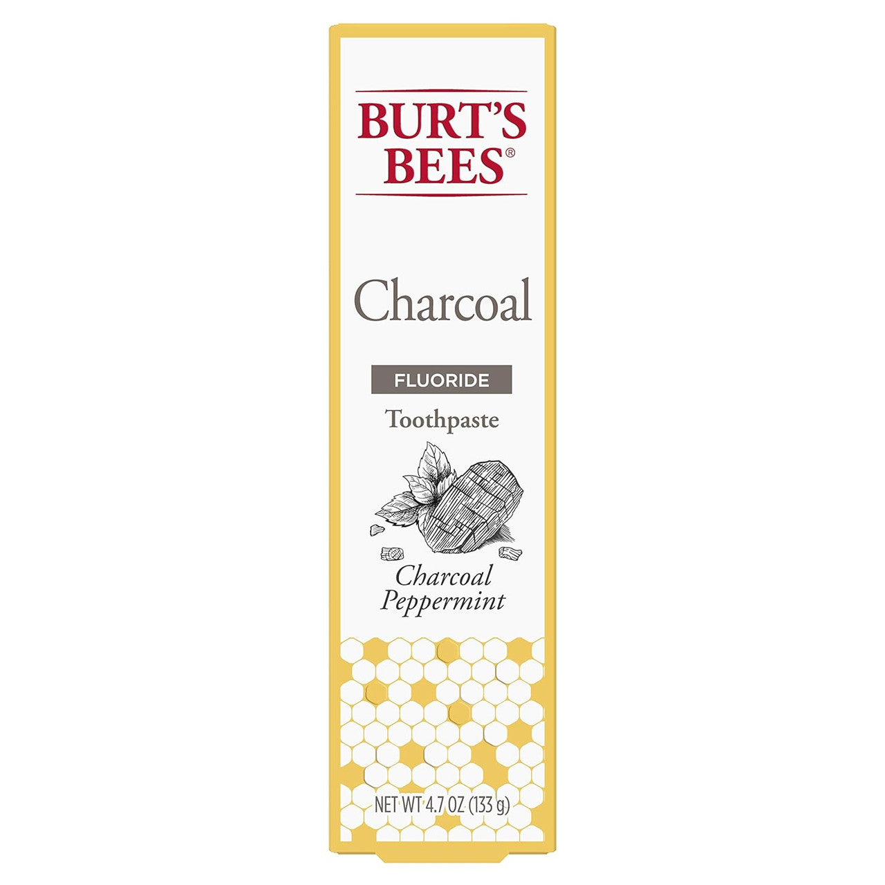Dentifrice au charbon et blanchissant Burt's Bees à la menthe des montagnes 4,7 oz
