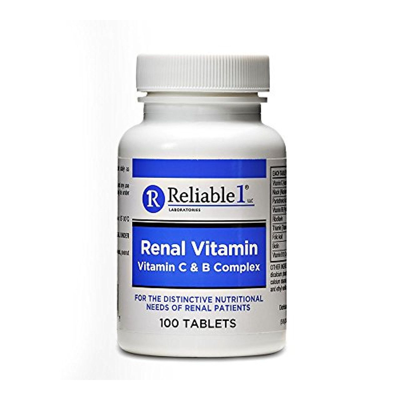 Premium Vitamin C & B Complex Supplement - 100 Count