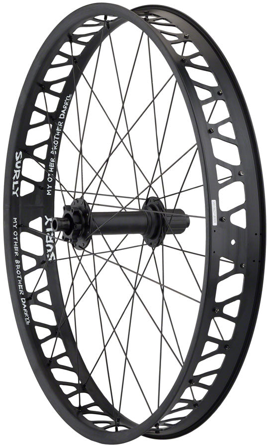Rueda Trasera Quality Bear Pawls - 26" Fat 12 x 197mm 6-Bolt HG 11 MTN BLK 32H