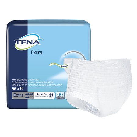Sous-vêtements protecteurs Tena à absorption extra grande taille 4x16 Ct
