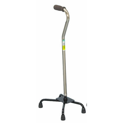 Essential Medical Supply Endurance Large Base Quad Cane - Silver