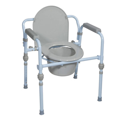 Drive Medical Folding Steel Commode