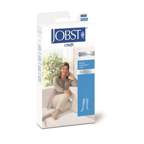 Calcetines de mujer Jobst Soft hasta la rodilla con canalé