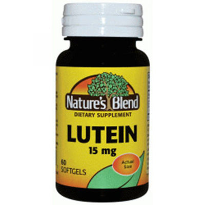 Nature's Blend Lutein Softgels, 15 Mg, 60 Count