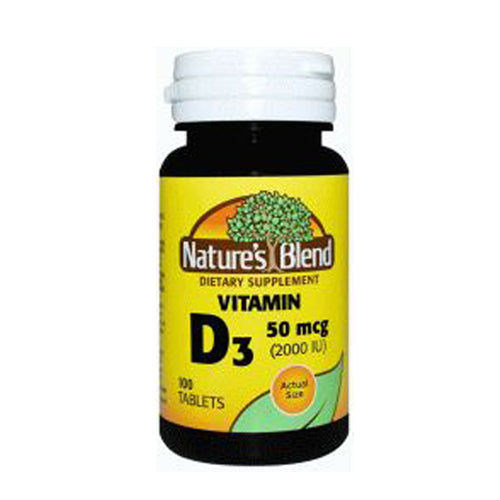Nature's Blend Vitamina D3 100 Softgeles