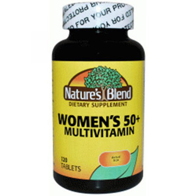 Nature's Blend Multivitamin for Women 50+, 120 Tabs