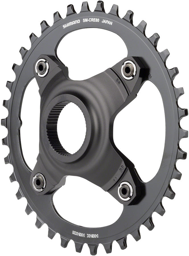 Shimano STEPS SM-CRE80-B Chainring - 38T Black