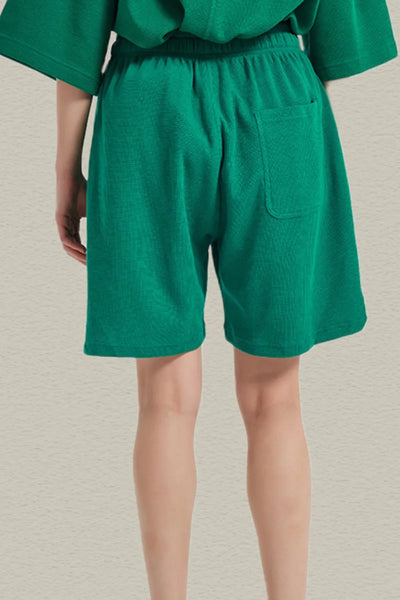 Men's Drawstring Pocketed Jogger Shorts