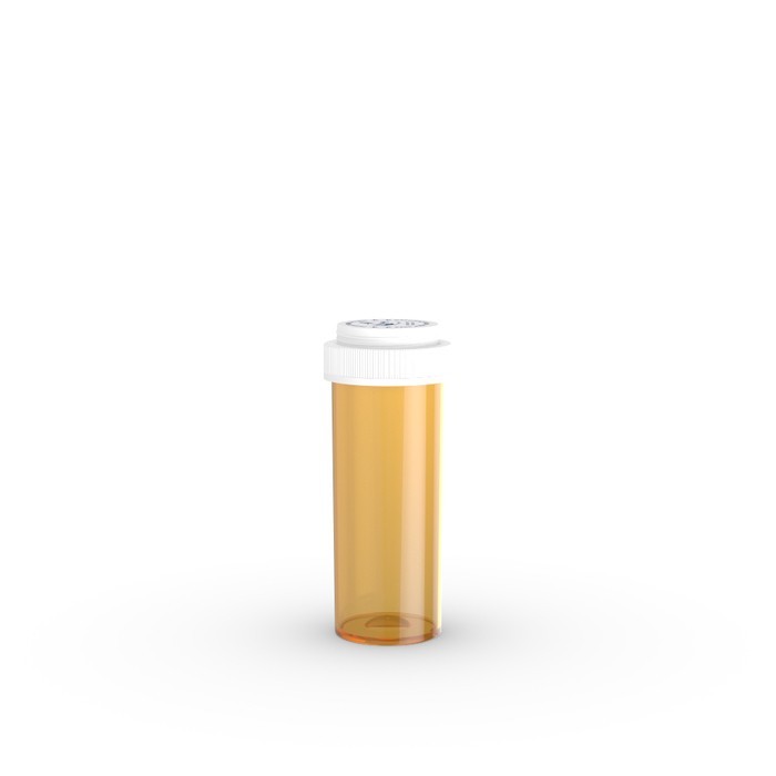 Vials Rc Colorsafe - Ambre 16 Dram avec Cap