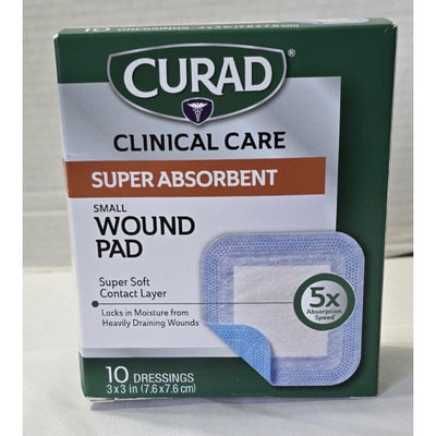 Tampon super absorbant Curad - Petit 3 x 3