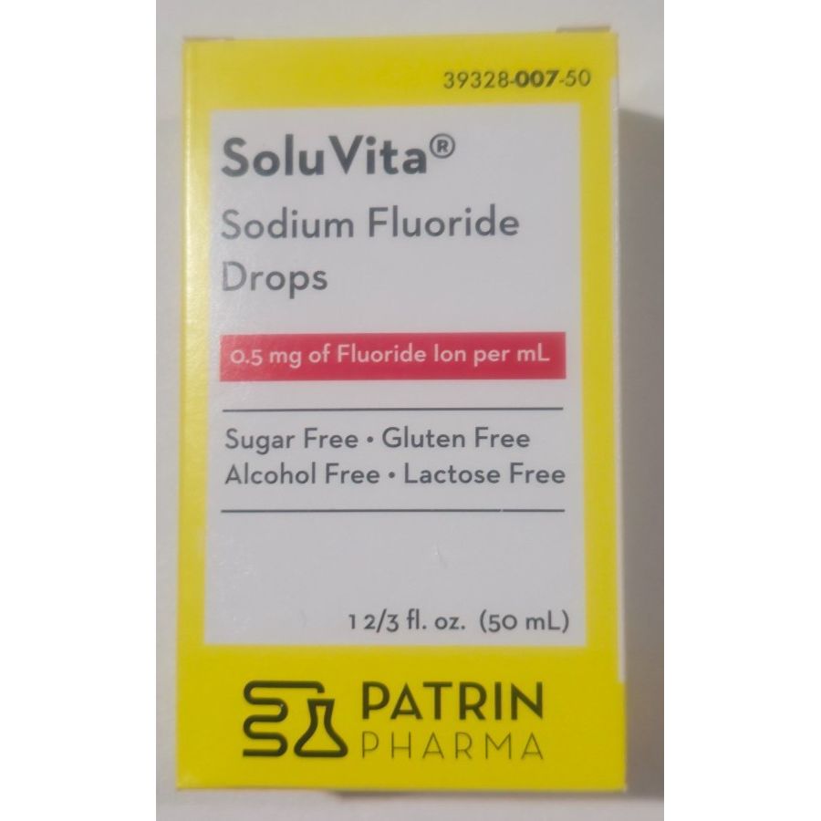Gotas de Fluoruro de Sodio 0.5 Mg - Sin Azúcar, Gluten, Alcohol ni Lactosa