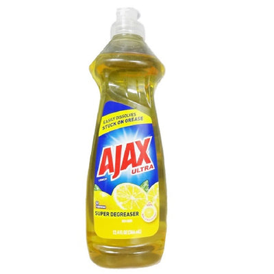 Ajax Dish Liquid, Super Degreaser, Lemon Scent - 12.4 Fl Oz