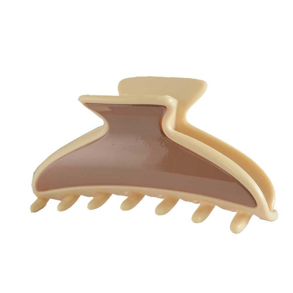 Pinza para el cabello Smoothies Crescent de dos tonos (Pequeña)