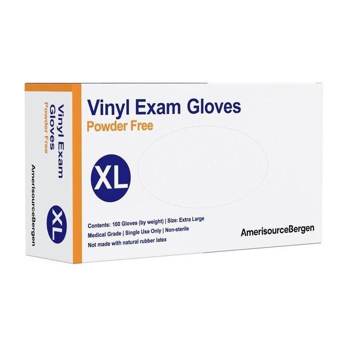 Guantes de Examen de Vinilo AmerisourceBergen - XL, 100 Contenido