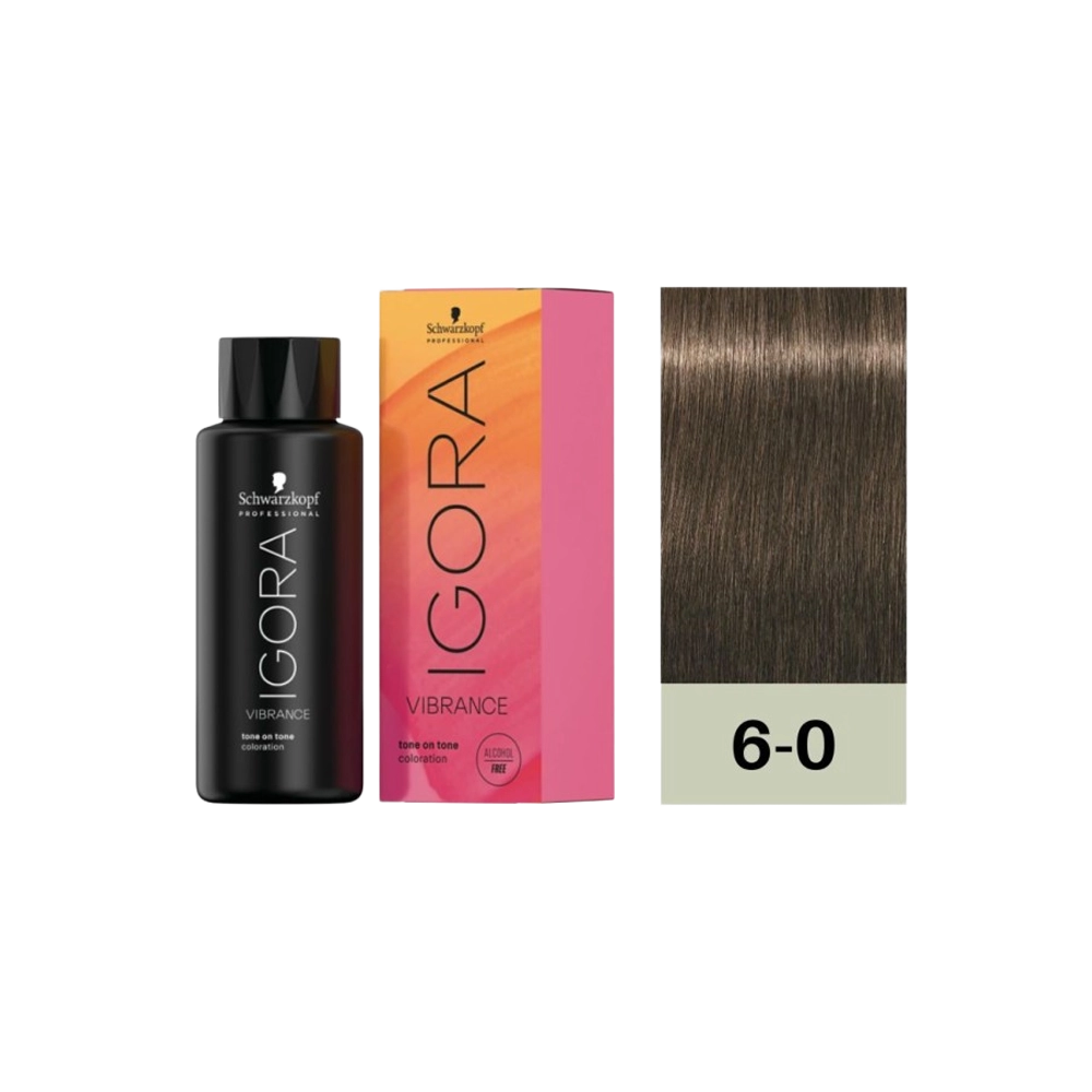 Schwarzkopf IGORA VIBRANCE 6-0 Blond Foncé Naturel 2.02oz