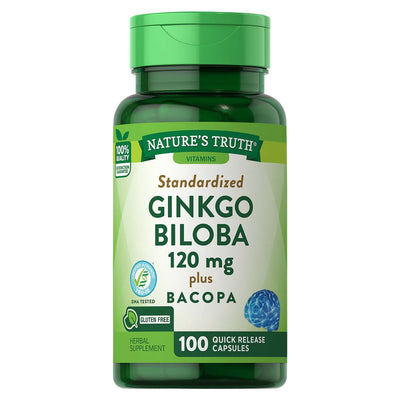 Nature's Truth Ginkgo Biloba Plus Dietary Supplement - 100 Quick Release Capsules