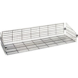 Quantum Storage Systems Chrome Wire Shelf Basket 60" W x 18" D