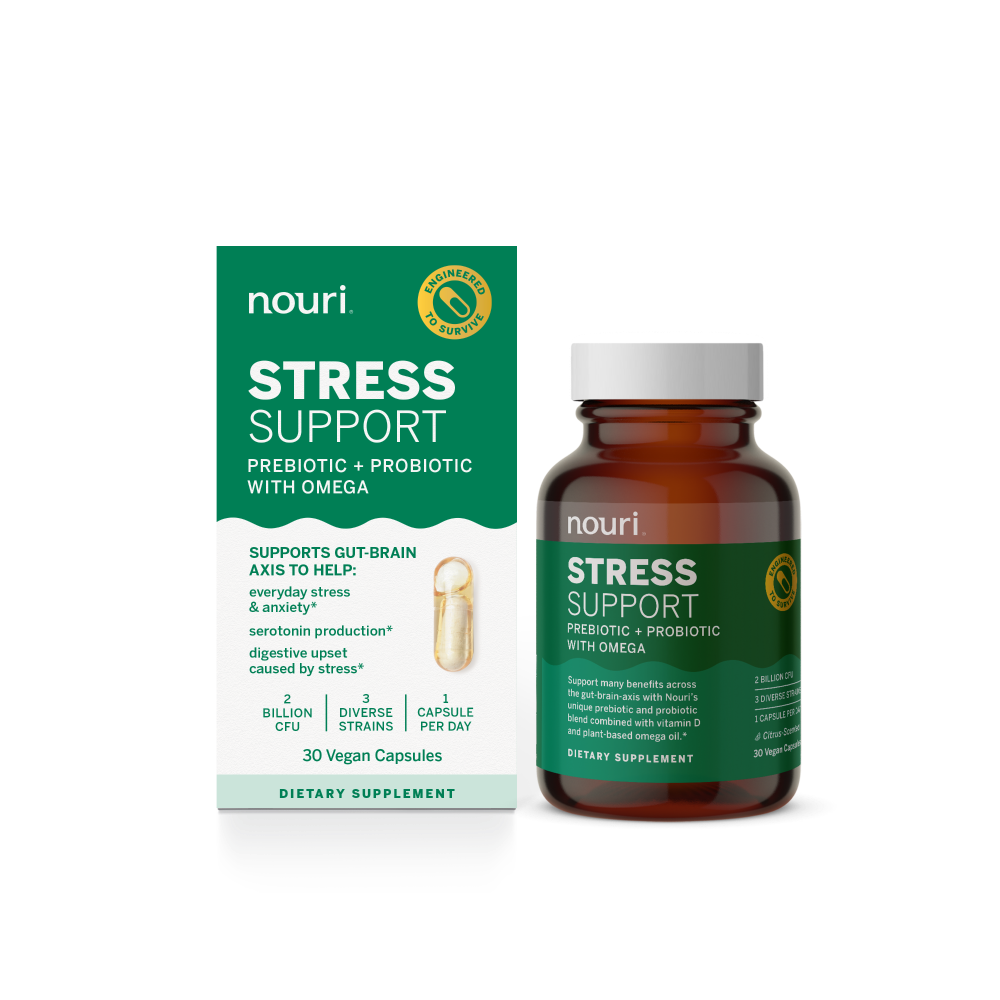 Capsules probiotiques Nouri pour le soutien au stress - 30 unités
