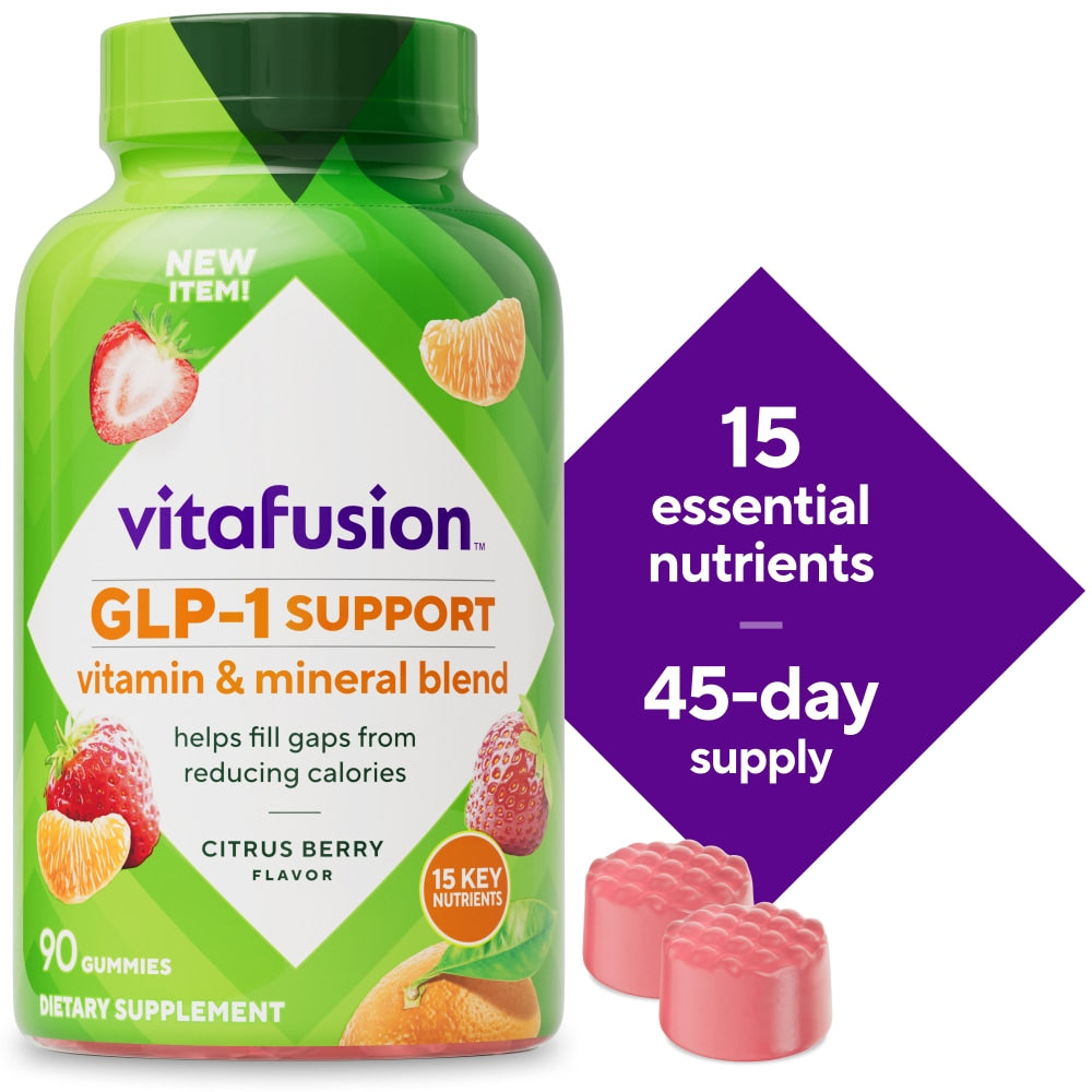 Vitafusion GLP-1 Support Gummy Vitamins - 90 Count