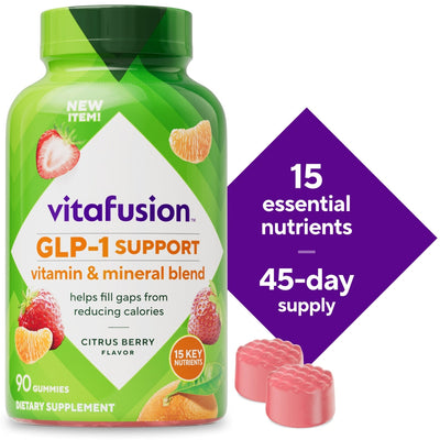 Vitafusion GLP-1 Support Gummy Vitamins - 90 Count