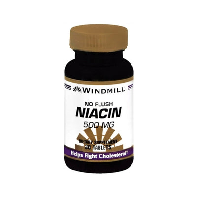Windmill® Niacin No-Flush 500mg - 60 Capsules