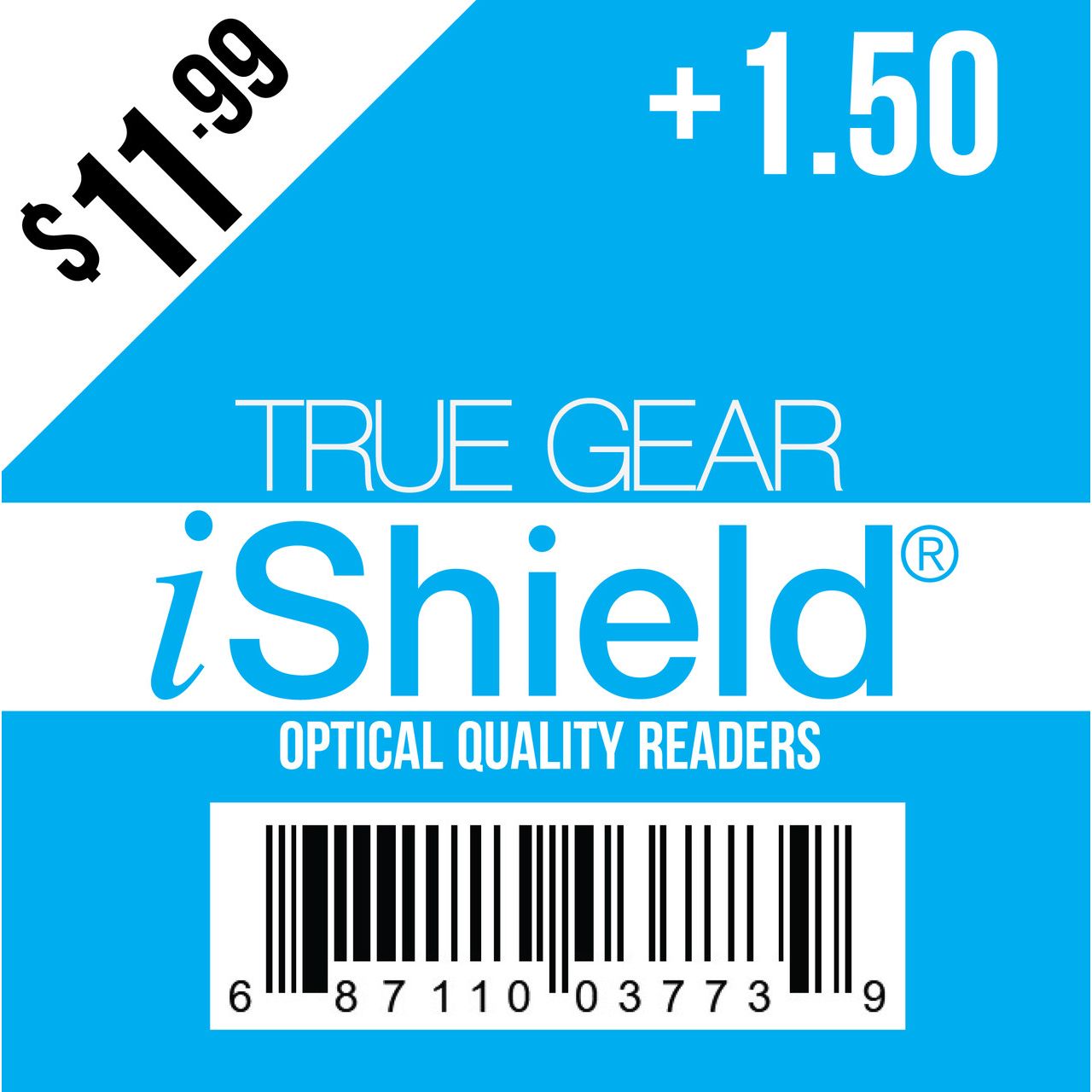 Lunettes de sécurité True Gear iShield – Puissance : +1.50