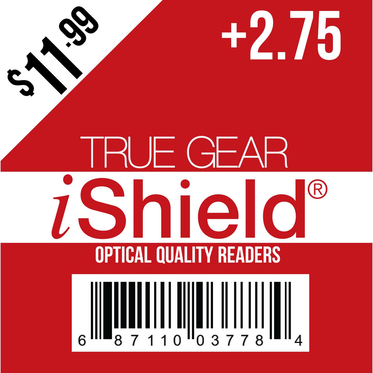 Gafas de lectura True Gear® iShield – Fuerza: +2.75