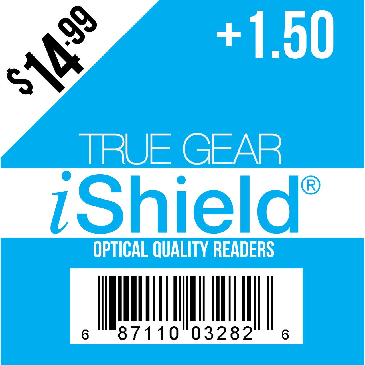 Lunettes de lecture True Gear iShield +1,50 de grossissement