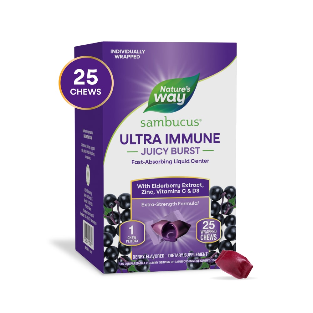 Sambucus Ultra Immune Chews de Nature's Way