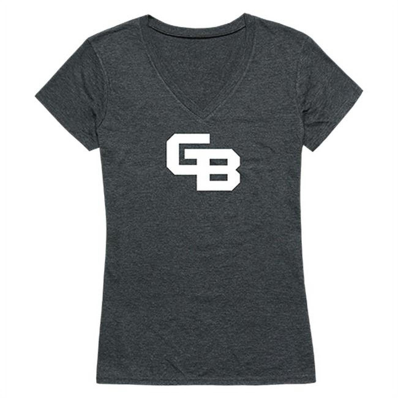 FinalFan Université du Wisconsin-Green Bay T-Shirt Femme Cinder - Charbon Mélangé - 2XL
