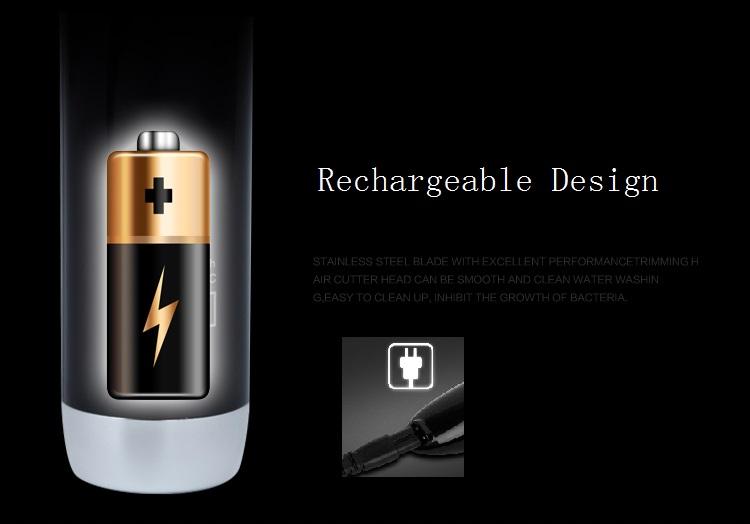 Tondeuse à poils de nez rechargeable pour hommes