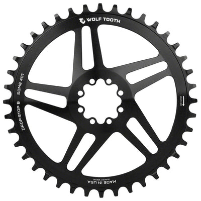 Plato de cadena de montaje directo Wolf Tooth - 42t para bielas SRAM de 8 tornillos