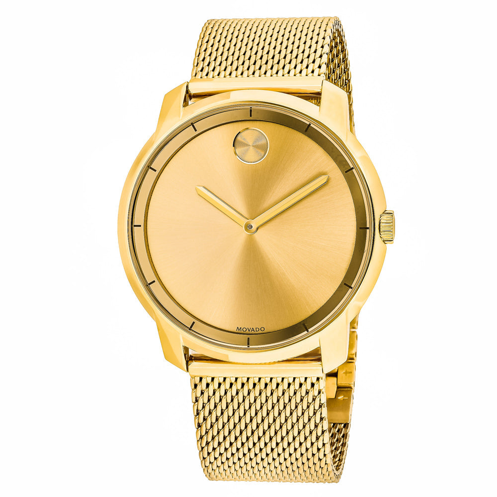 Montre pour homme Movado Bold - Design élégant en ton or