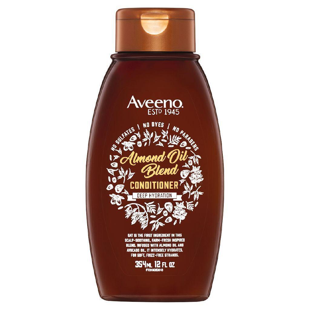 Acondicionador Aveeno Mezcla de Aceite de Almendra Calmante del Cuero Cabelludo, 12 Fl. Oz