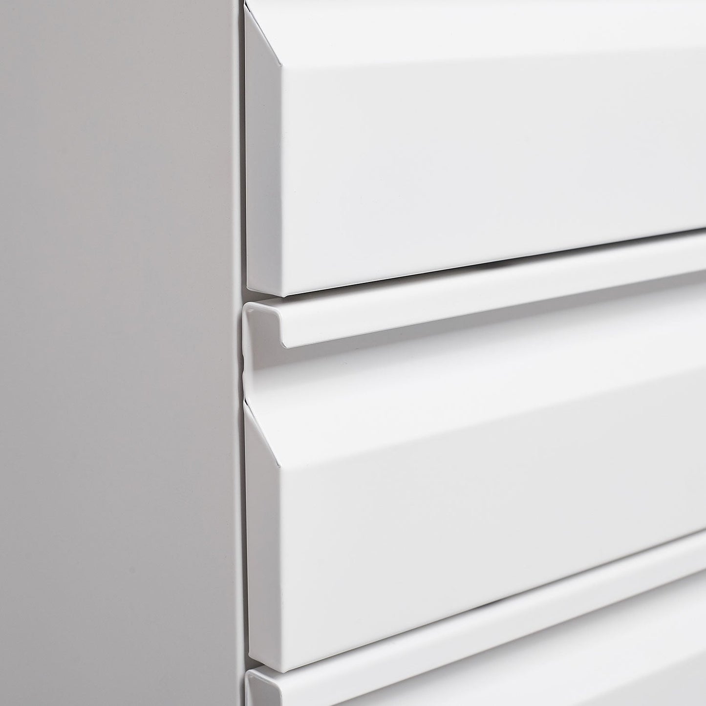 Premium Mobile Metal Filing Cabinet with Lock - 3 Drawers