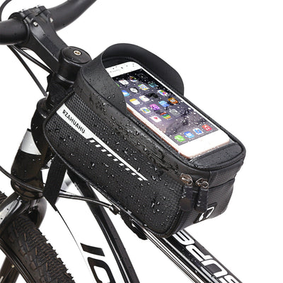 Bicycle Bag Front Beam Bag Upper Tube Bag Mountain Bike Bag Large Capacity Mobile Phone Bag Bicycle Riding Equipment - Korvel